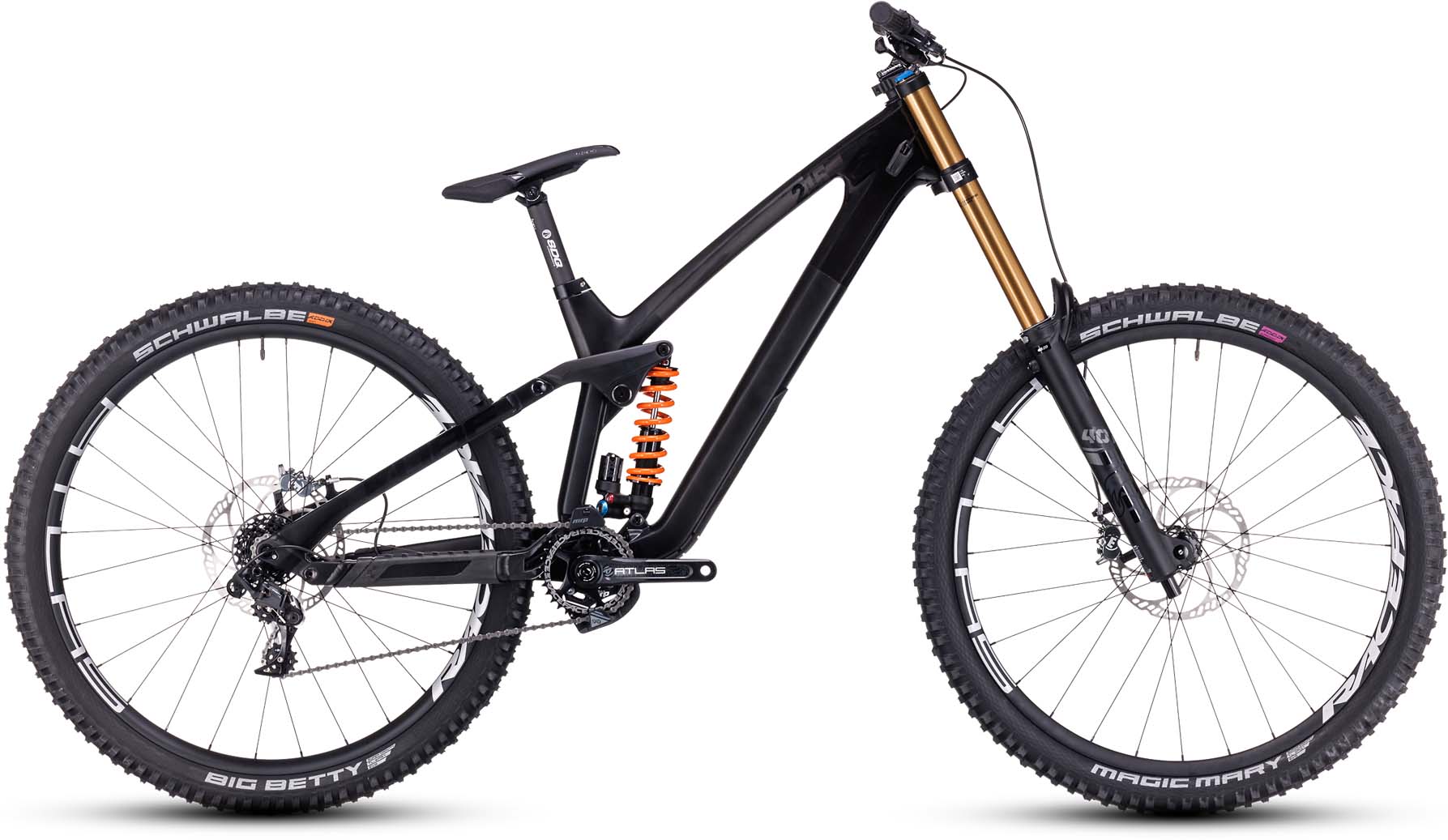 Cube TWO15 HPC SLT 29 carbon n black 2023 - Fully Mountainbike - Lackschaden