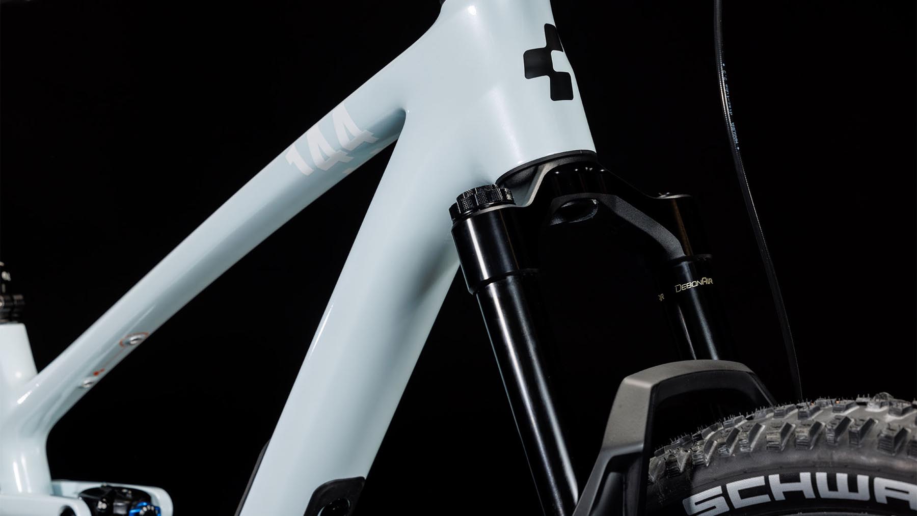 Cube Stereo ONE44 C:68X SLX frostwhite n black Fahrrad Fully RockShox Deluxe Gabel