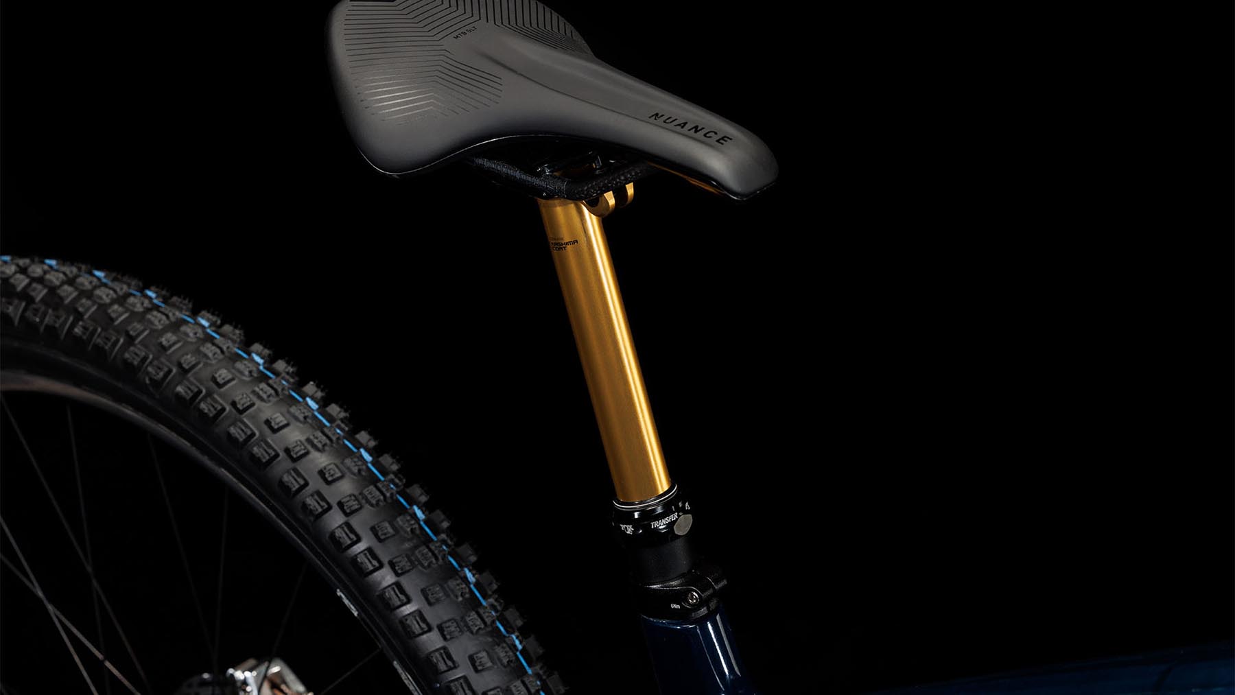 Cube Stereo ONE44 C:68X SLT liquidblue n black Fahrrad Sattel Natural Fit Nuance