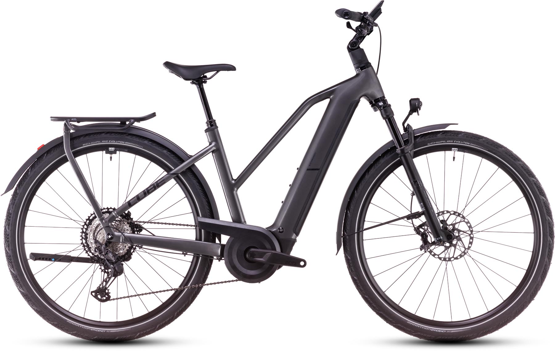 Cube Kathmandu Hybrid SLX 800 graphite n black 2025 - E-Bike da Trekking per Donne