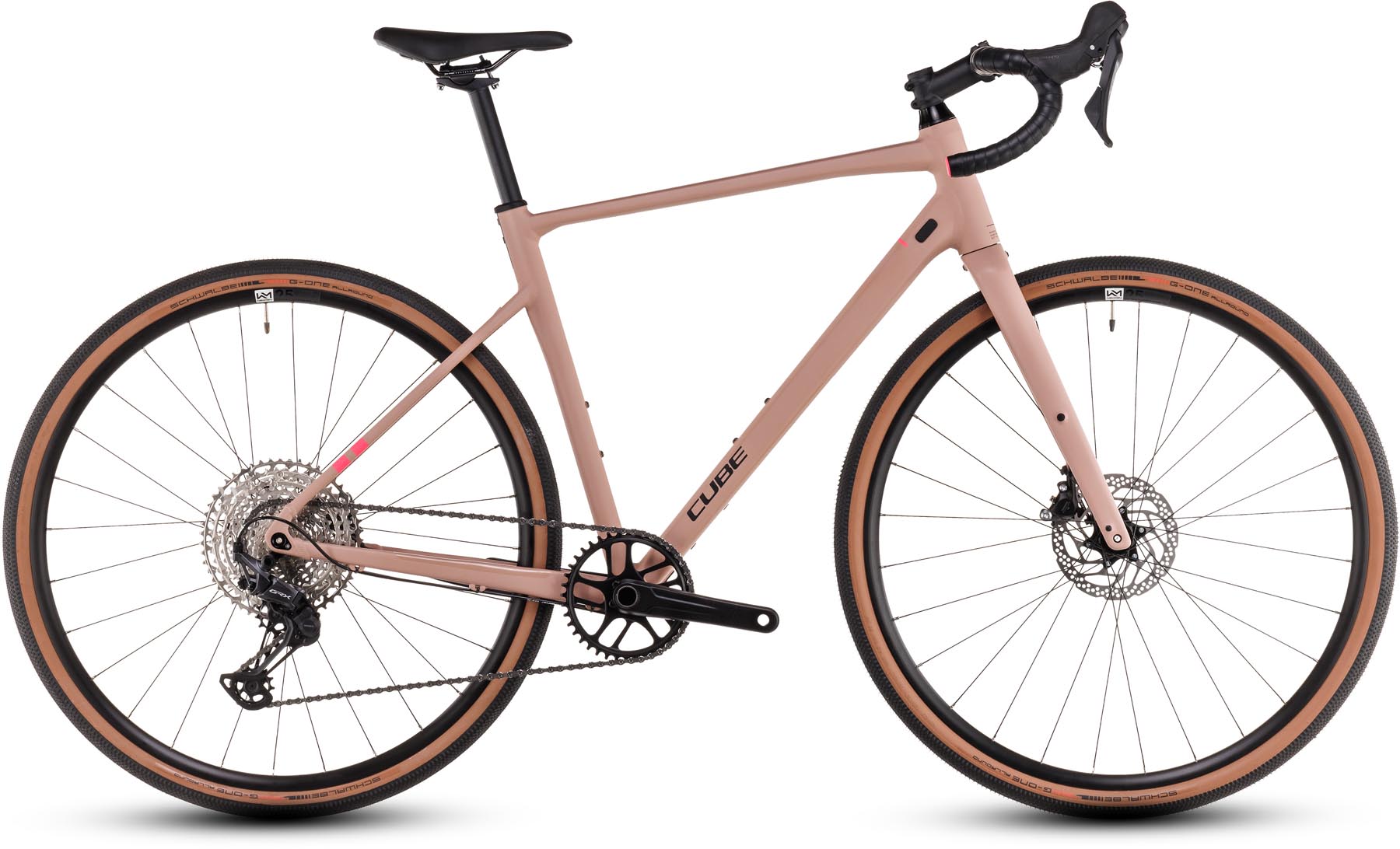 Cube Nuroad EX blushrose n pink 2025 - Bicicletta da strada