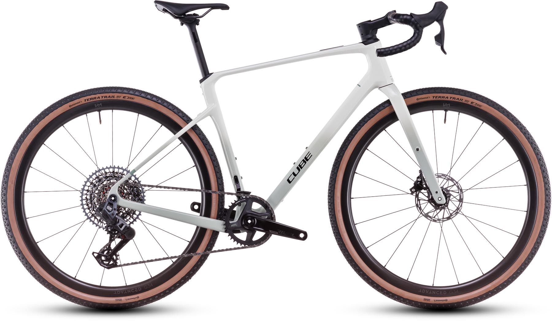Cube Nuroad C:62 EX desertstone n green 2025 - Bicicletta da strada