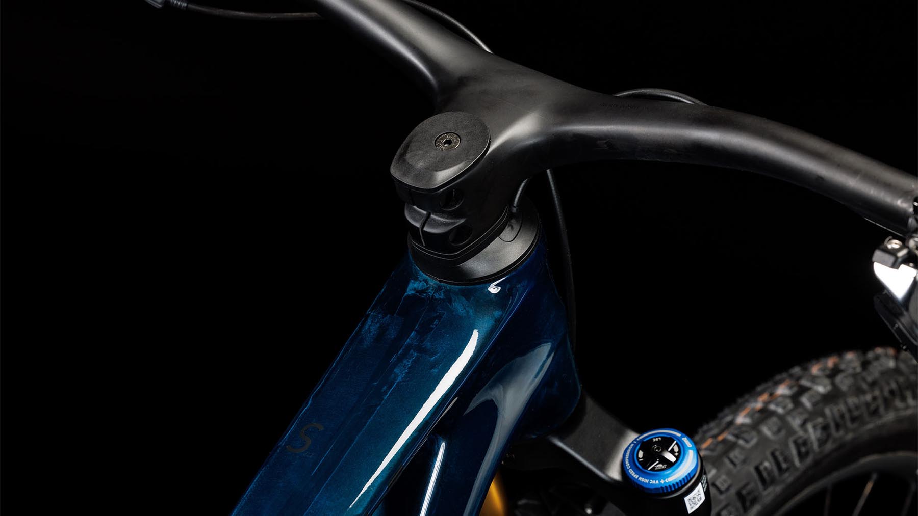Cube Stereo ONE44 C:68X SLT liquidblue n black Fahrrad Carbon Lenker