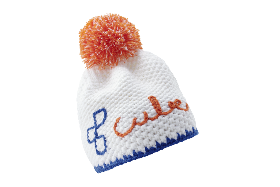 Cube Beanie Bobble Origin, white´n´red`n`blue