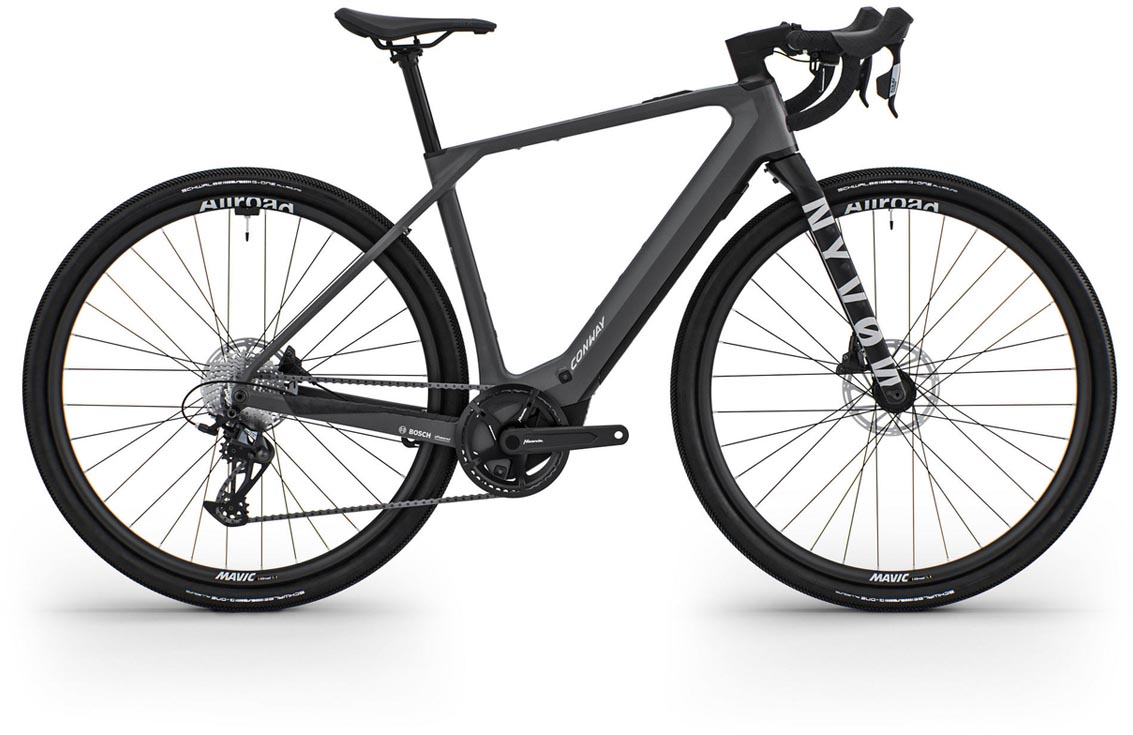 Conway Nyvon 9.0 400Wh graphitegrey matt / silver matt 2025 - E-Bike da strada