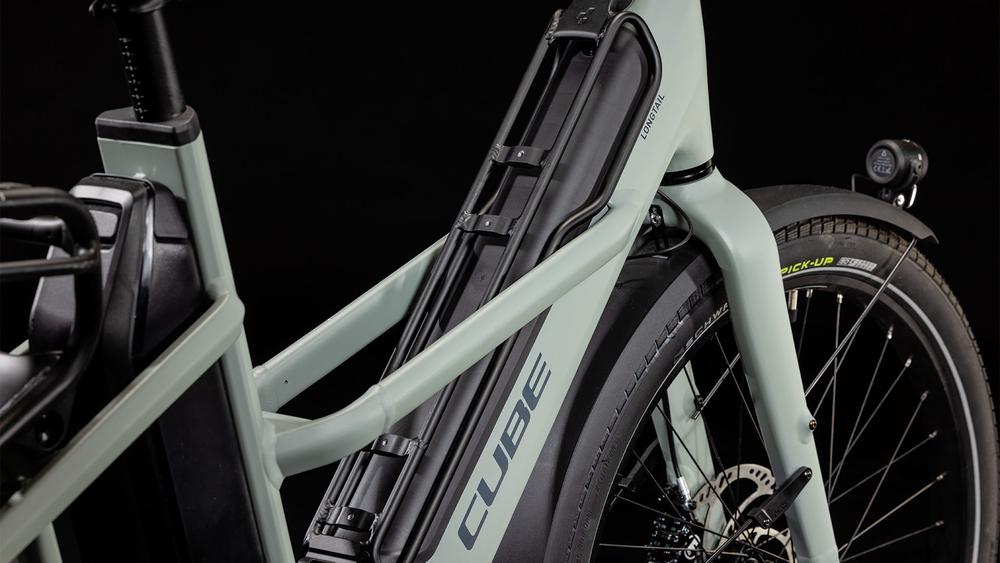 Cube Longtail Sport Hybrid 1350 swampgrey´n´reflex 2024 - Comfort Ride Geometry Rahmen
