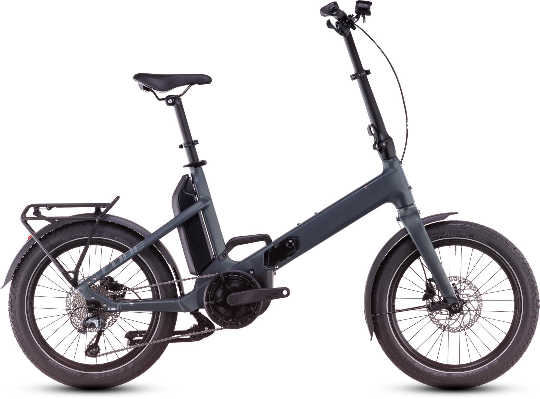 Cube Fold Hybrid 500 sagebrushgreen n prism 2025 - E-Bike Pieghevole