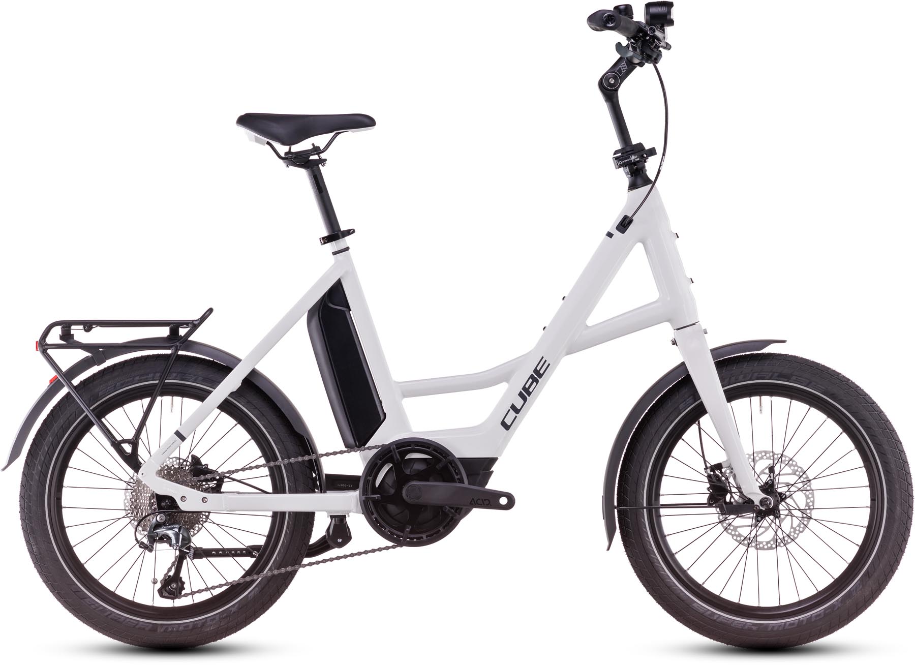 Cube Compact Hybrid 500 cotton n reflex 2025 - Bicicletta-Elettrica da Compatta