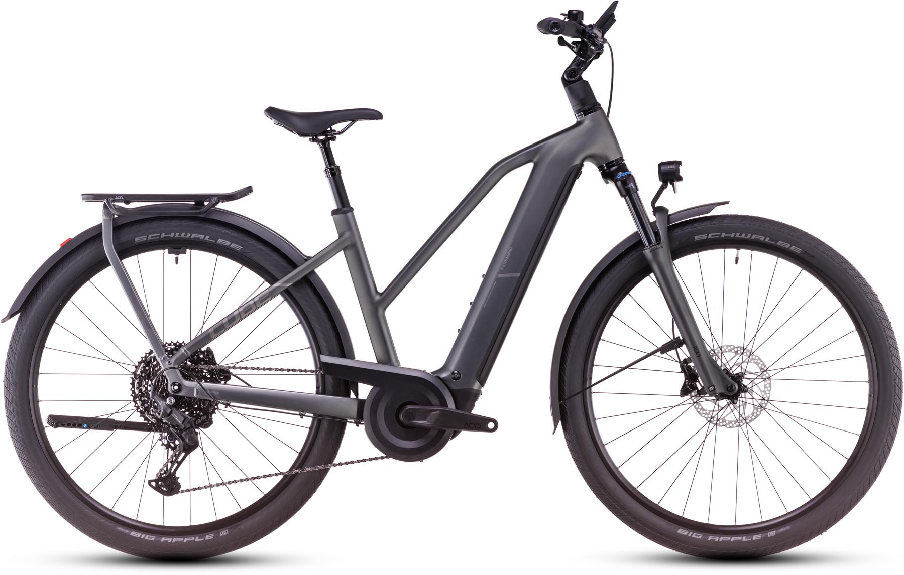 Cube Kathmandu Hybrid Pro 800 slabgrey n chrome 2025 - E-Bike da Trekking per Donne