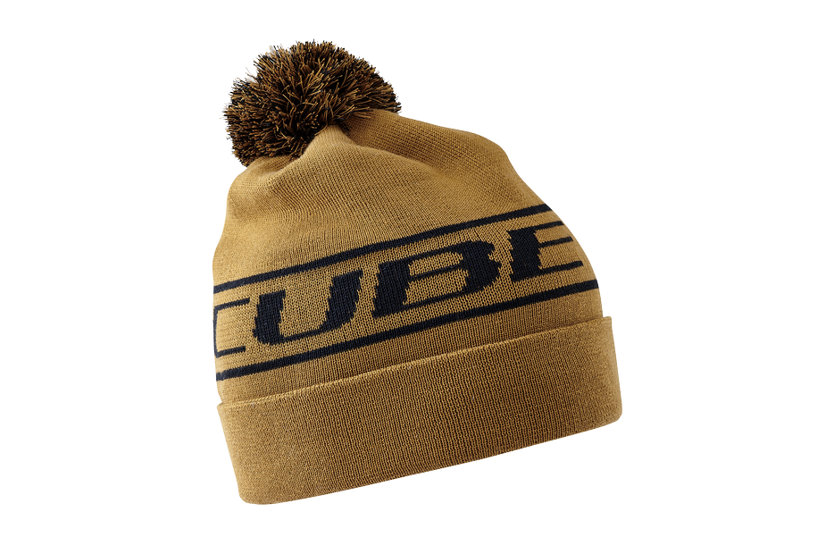 Cube Cappello con pompon - marrone