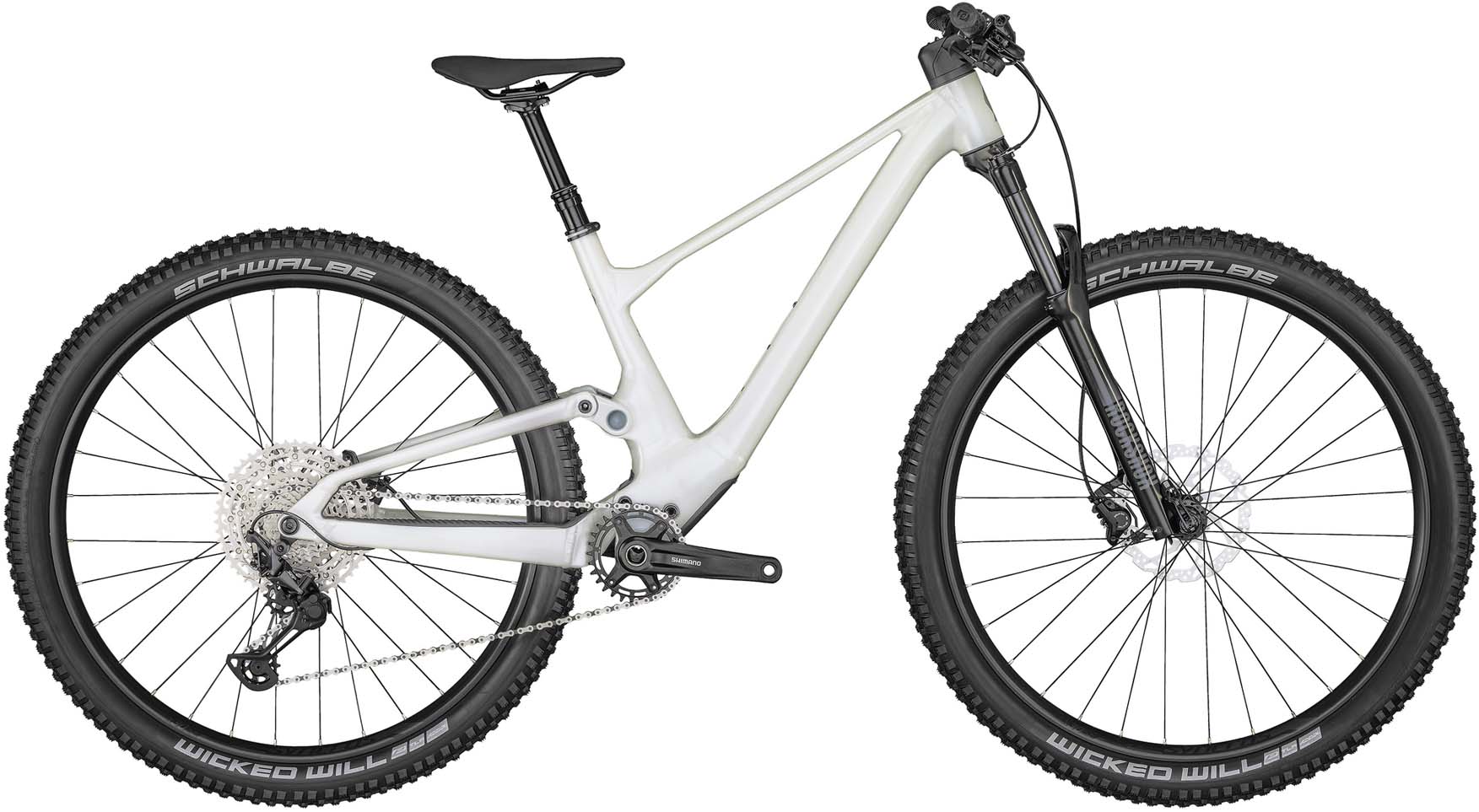 Scott Contessa Spark 930 Pearl Snow White 2024 - Fully Mountainbike per Donne