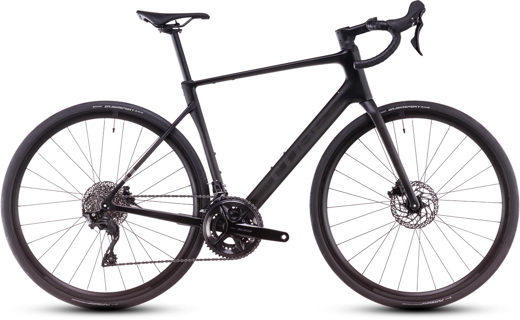 Cube Attain C:62 Race blackline 2025 - Bici da corsa di carbonio per