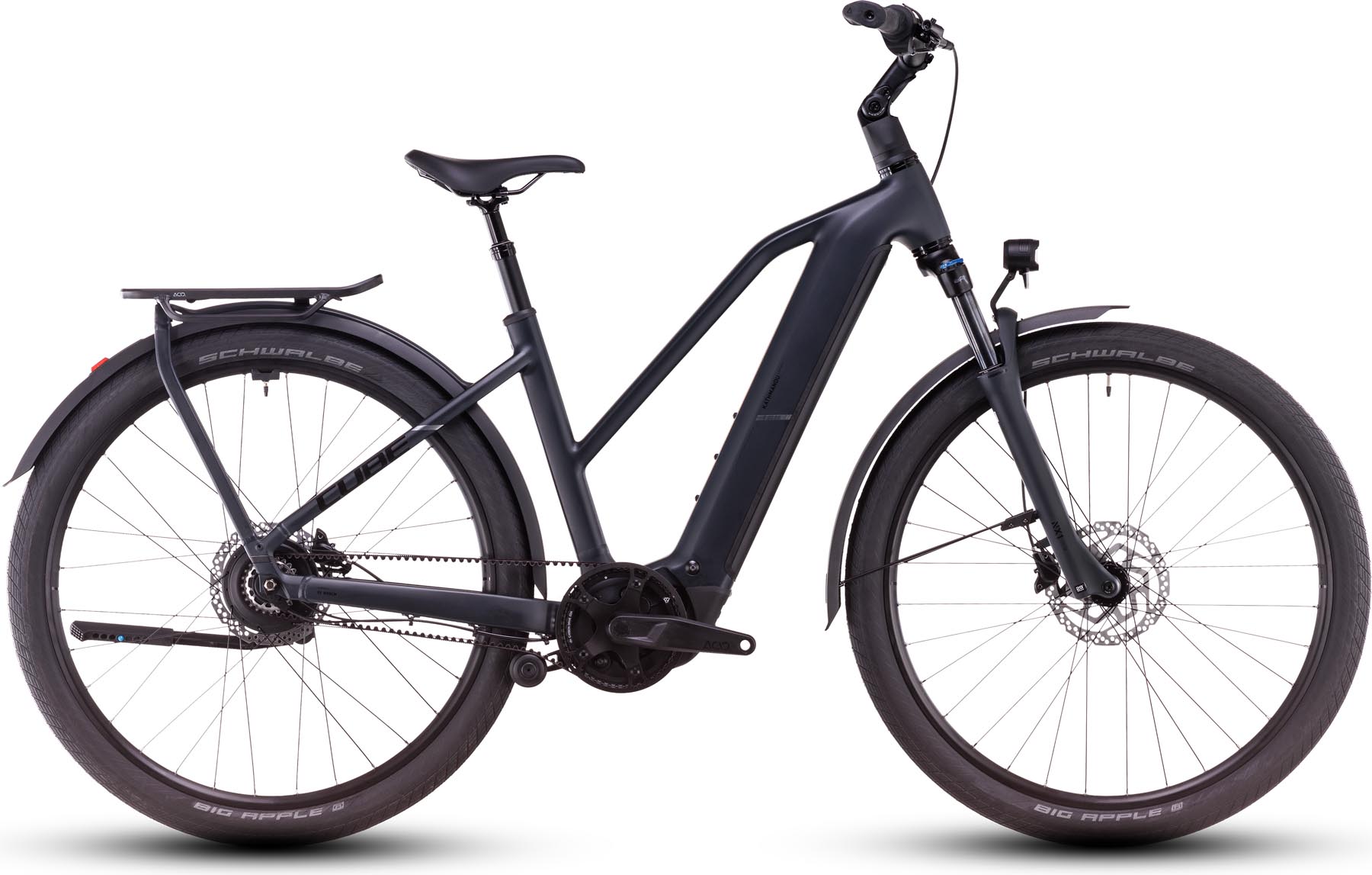 Cube Kathmandu Hybrid Comfort Pro 800 night n chrome 2025 - E-Bike da Trekking per Donne