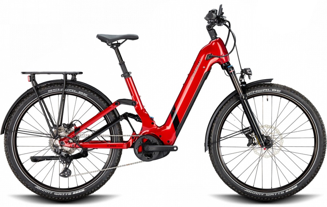 Conway Cairon SUV FS 4.7 625Wh red metallic / black metallic 2023 - E-Bike Fully Mountainbike per principianti
