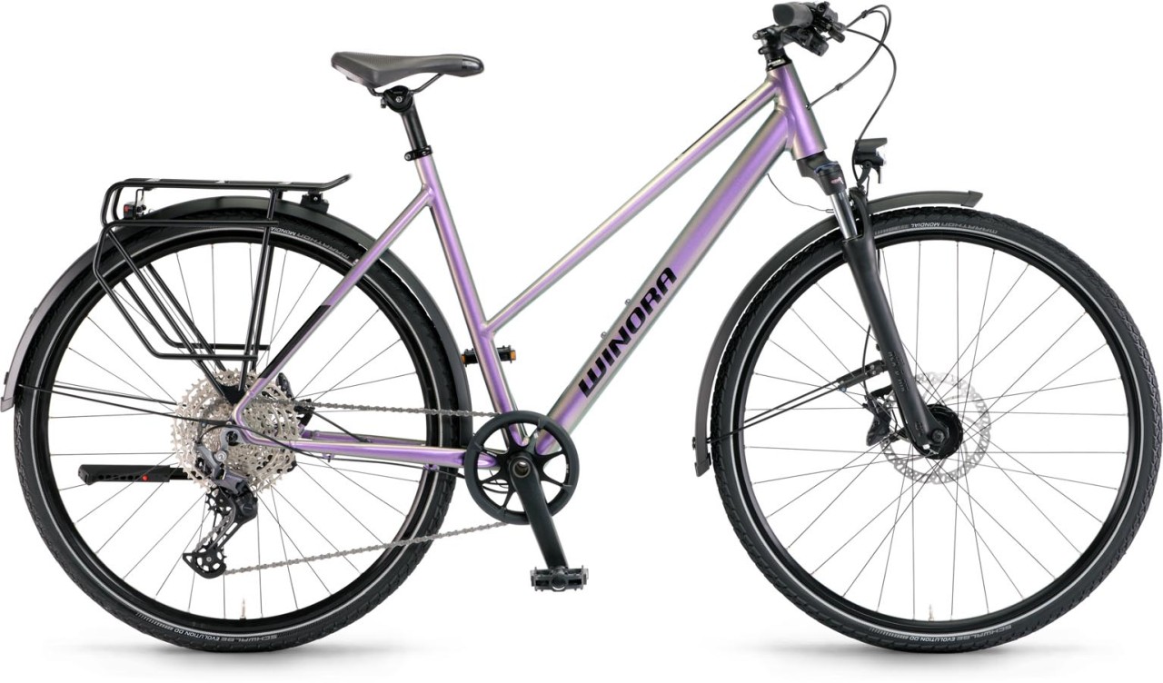 Winora Domingo 12 Pro Chameleon 2024 - Bici da Trekking per Donne