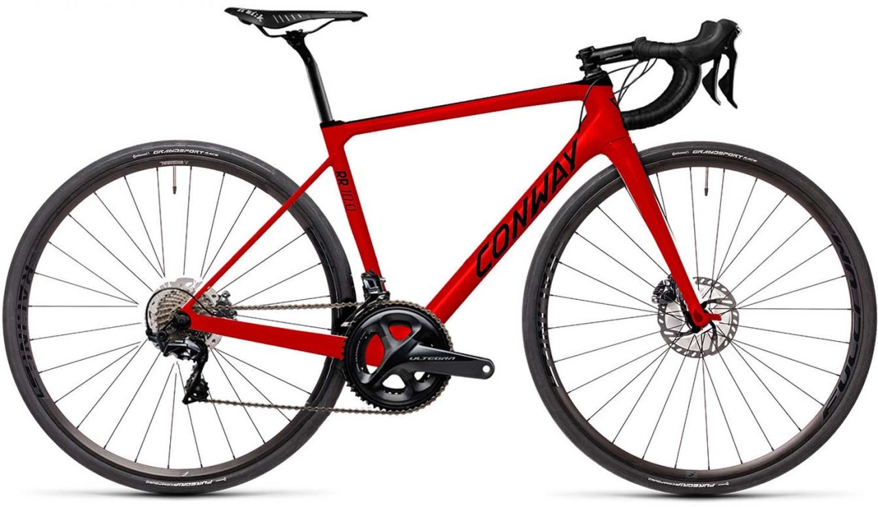Conway RR 10.0 red metallic / black metallic 2022 - Bici da corsa di carbonio per Uomini
