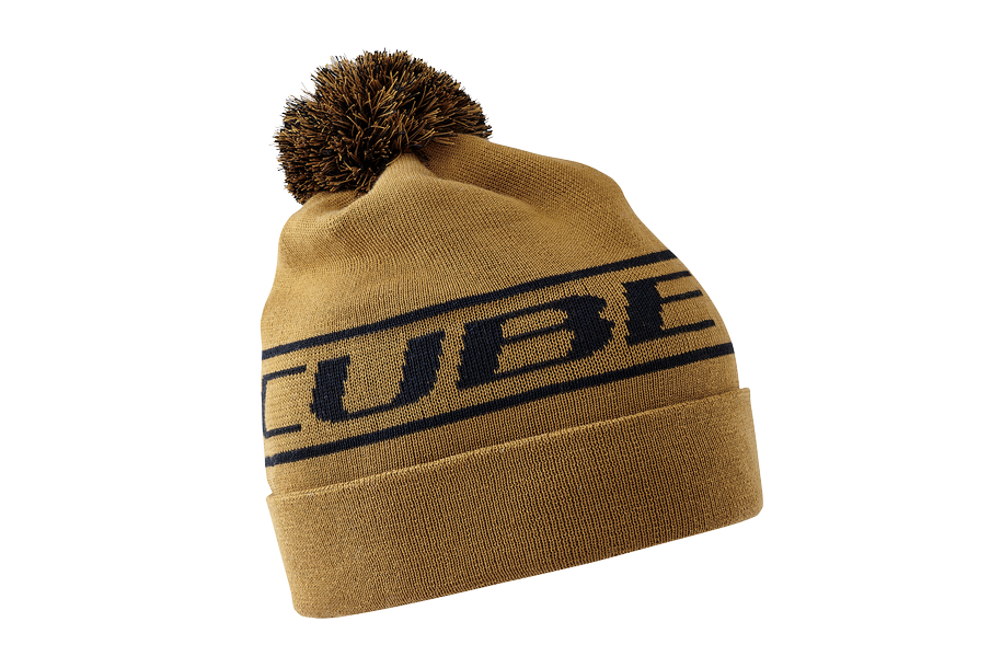 Cube Cappello con pompon - marrone