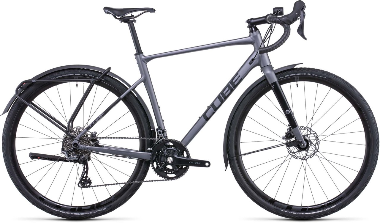 Cube Nuroad Race FE grey n black 2022 - Bicicletta da strada