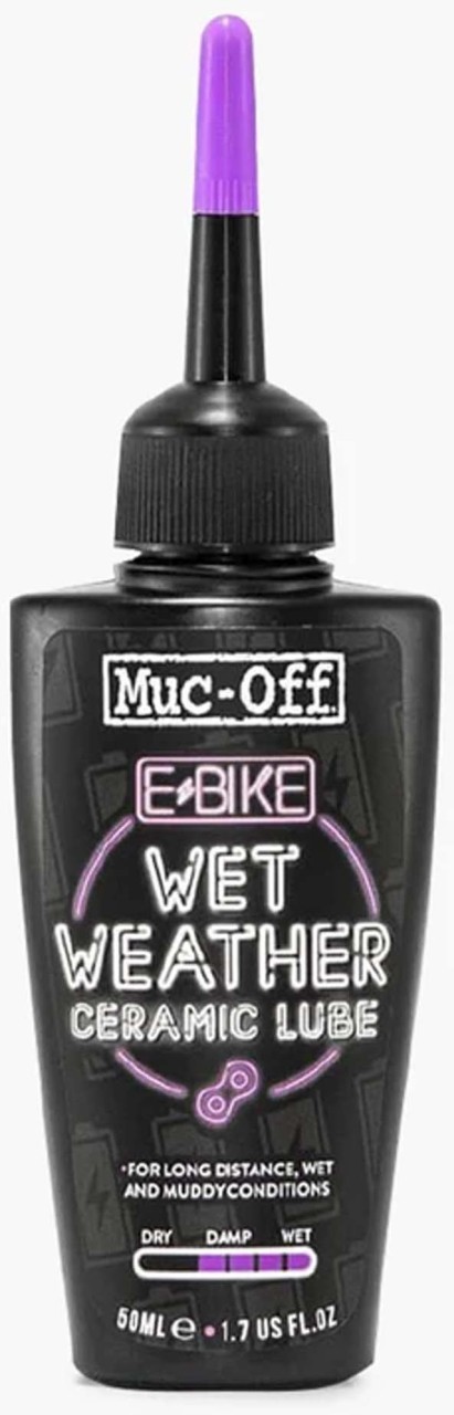 Muc-Off E-Bike Lubrificante per catene in caso di pioggia 50 ml