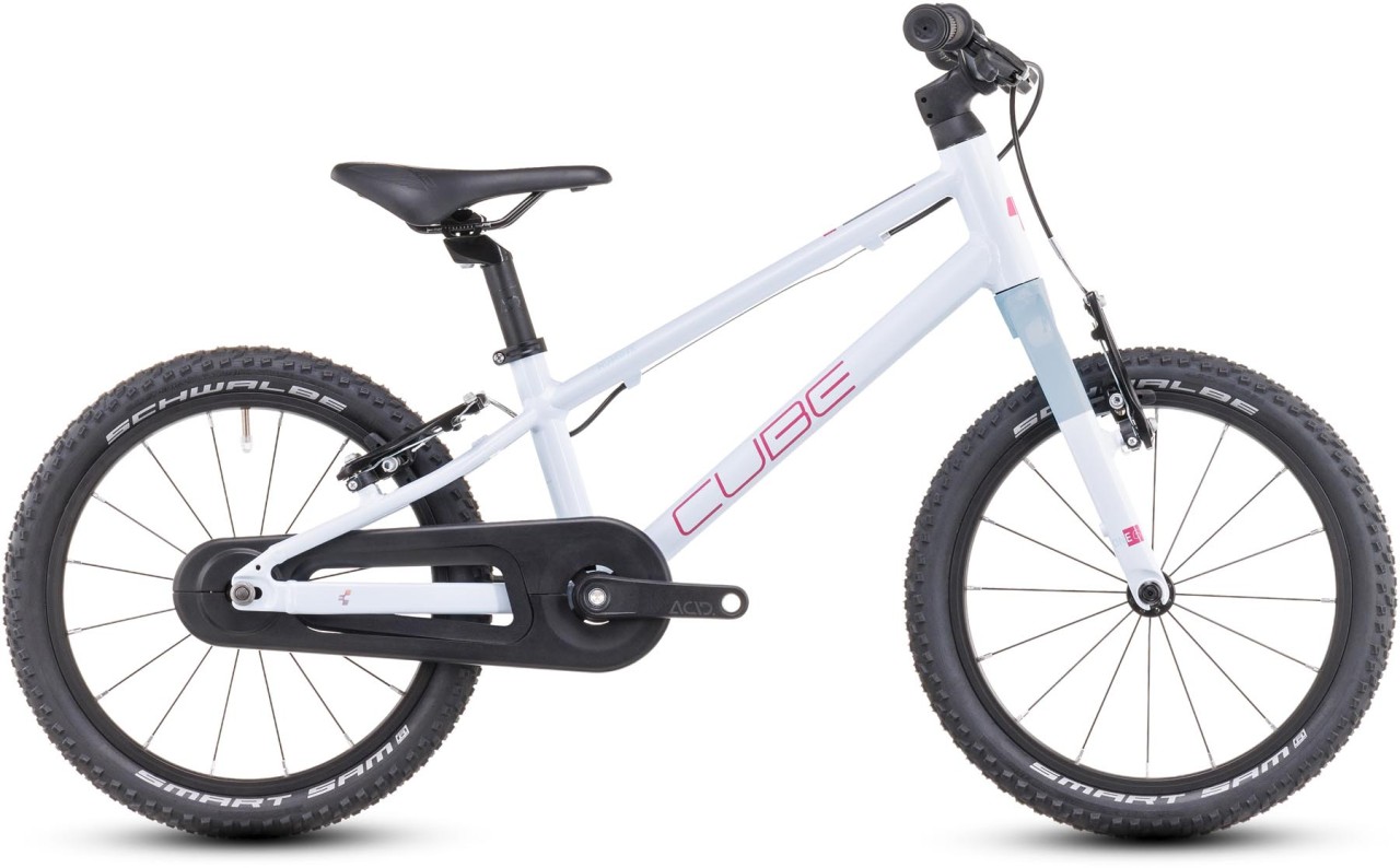 Cube Numove 160 flashwhite n pink 2025 - Bici per bambini 16 pollici