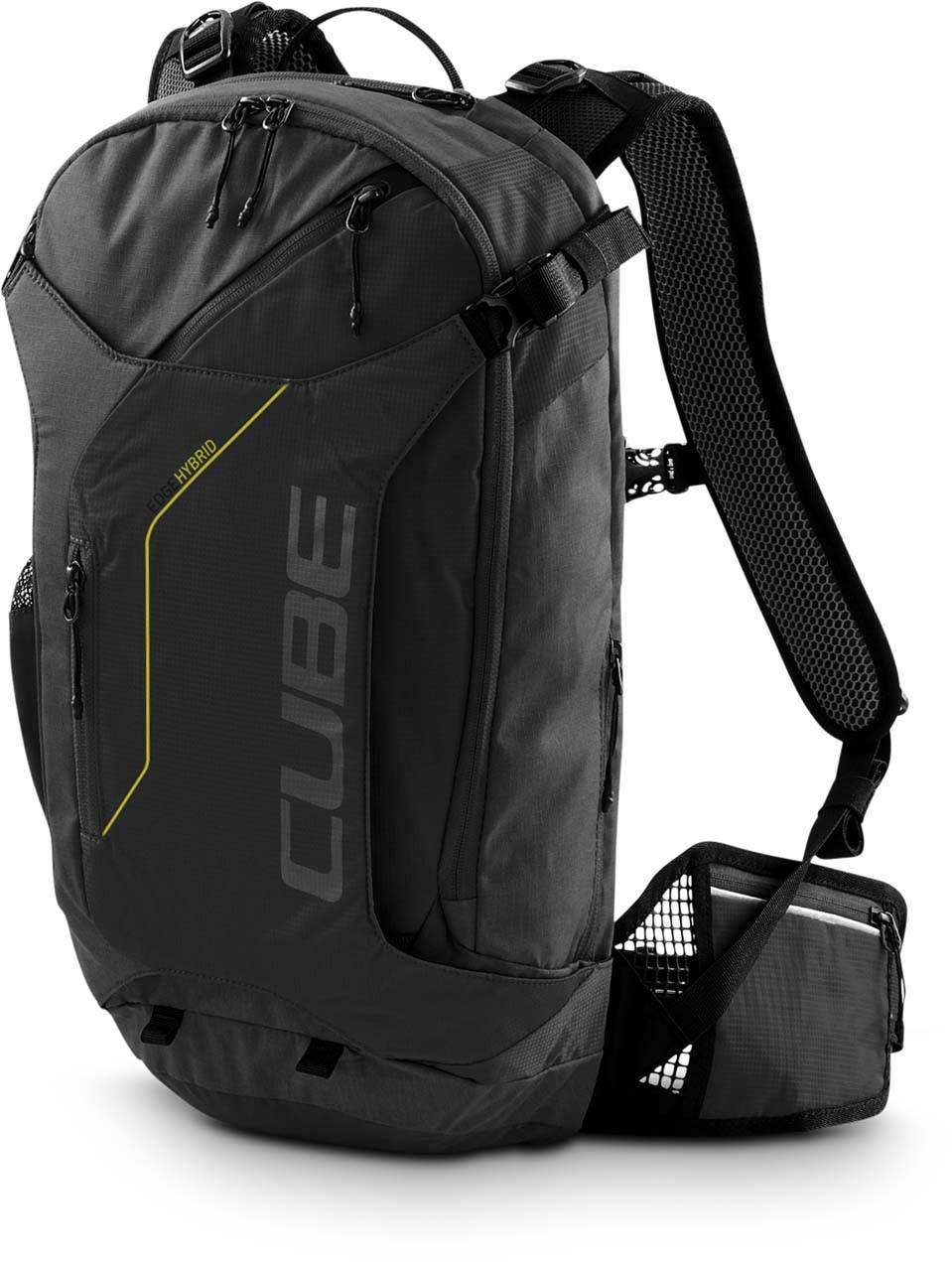 Cube Zaino EDGE HYBRID nero e lime