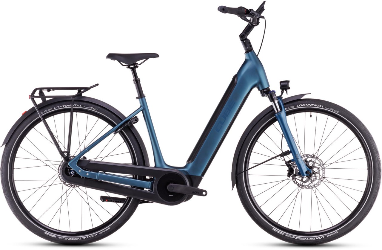Cube Supreme RT Hybrid Comfort EXC 625 blue n black 2025 - E-Bike da Trekking per principianti
