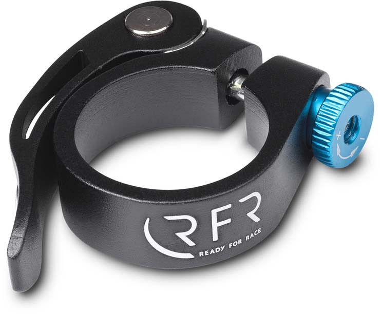 RFR Morsetto sella con sgancio rapido 31,8 mm nero n blu