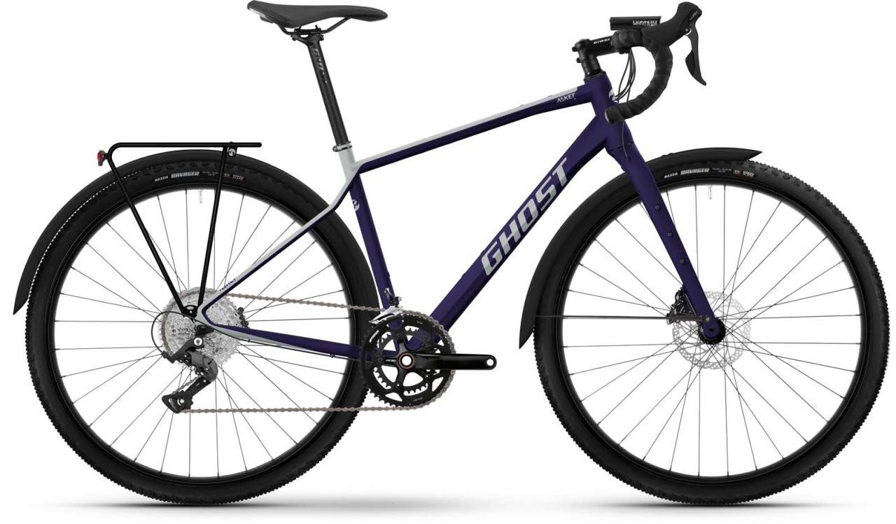 Ghost Asket EQ very dark purple / light grey 2023 - Bicicletta da strada