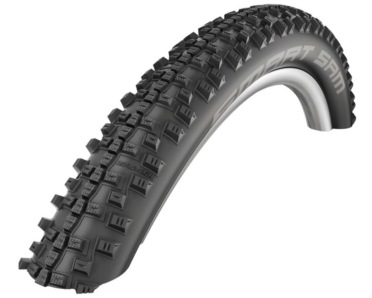 Schwalbe Pneumatici Smart Sam, 44-622, 28 x 1,65" Nero-Reflex