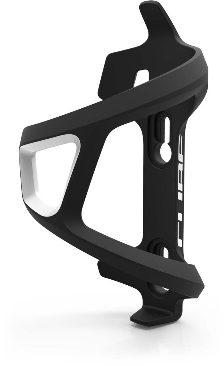 Cube bottle cage HPP Left Hand Sidecage nero n bianco n