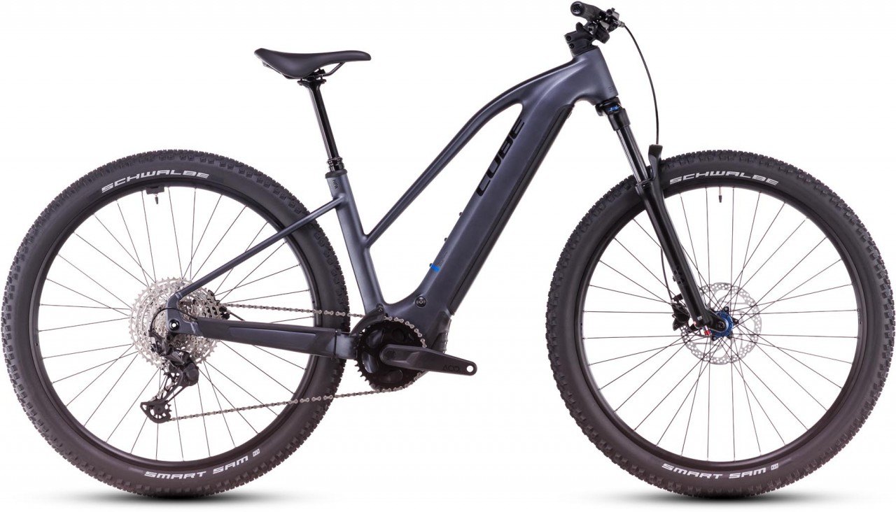 Cube Reaction Hybrid Pro 800 metallicgrey n black 2025 - E-Bike Hardtail Mountainbike per Donne