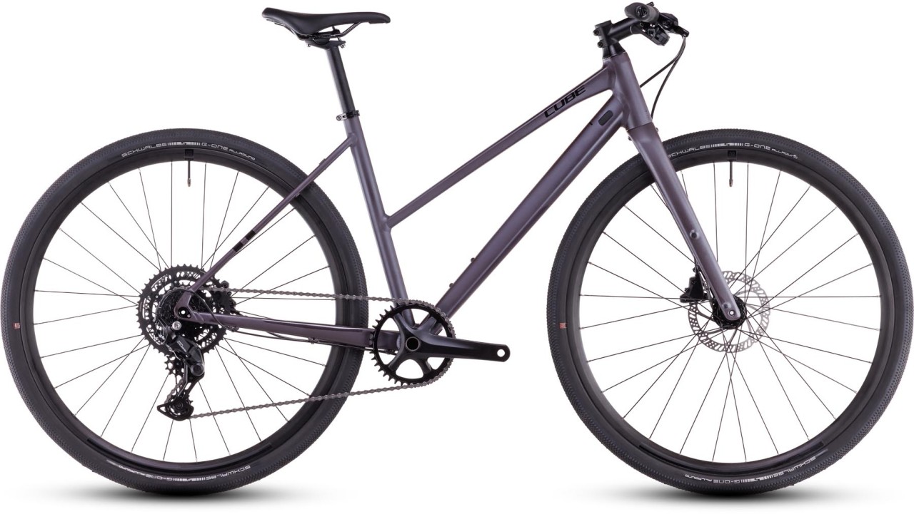 Cube Nulane ONE mineralgrey n black 2025 - Bici da Fitness per Donne