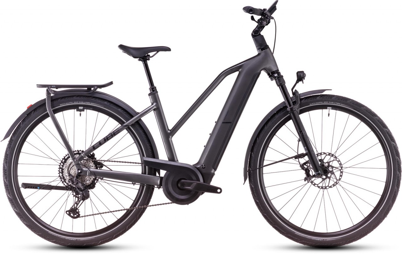 Cube Kathmandu Hybrid SLX 800 graphite n black 2025 - E-Bike da Trekking per Donne