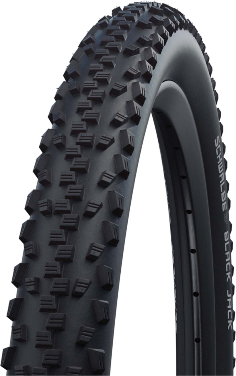 Schwalbe Pneumatico per bicicletta Black Jack HS 407 12x1,90" 47-203, nero