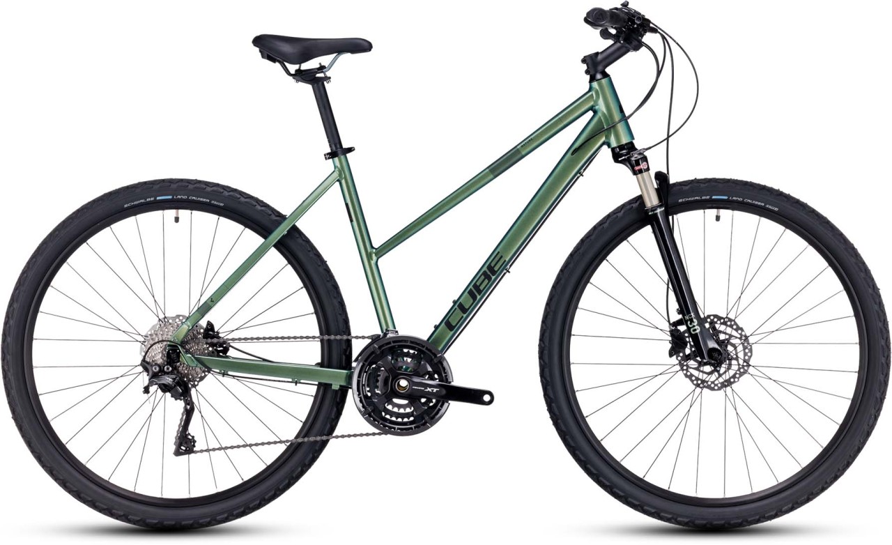 Cube Nature EXC verde n black 2023 - Bici da Cross per Donne - con danni alla vernice
