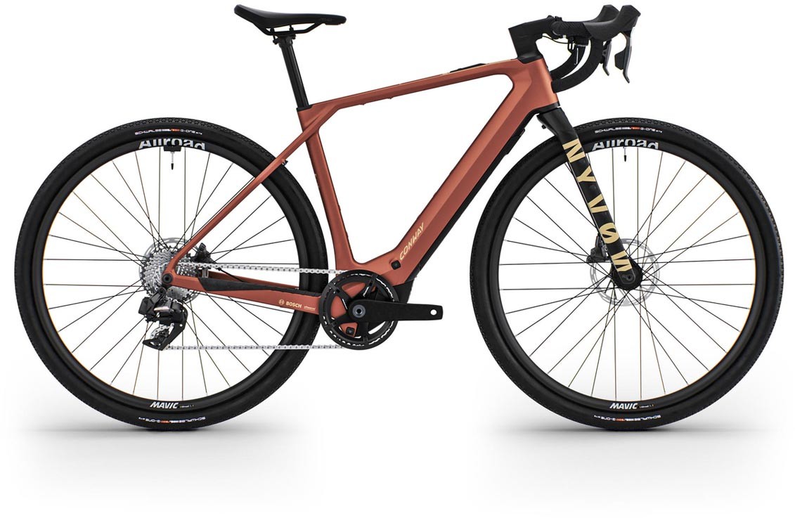 Conway Nyvon 12.0 400Wh rustred matt / terra matt 2025 - E-Bike da strada