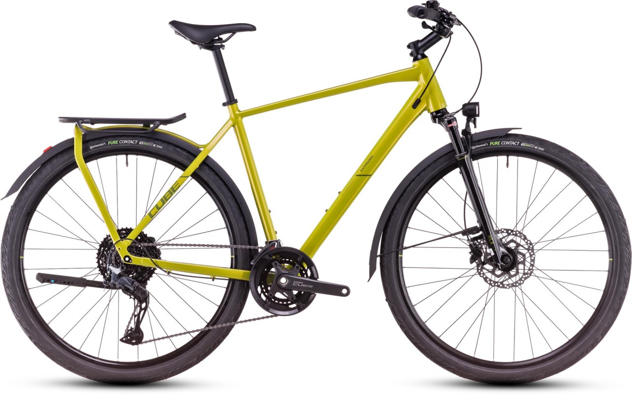 Cube Kathmandu EXC lizard n green 2025 - Bici da Trekking per Uomini - con danni alla vernice