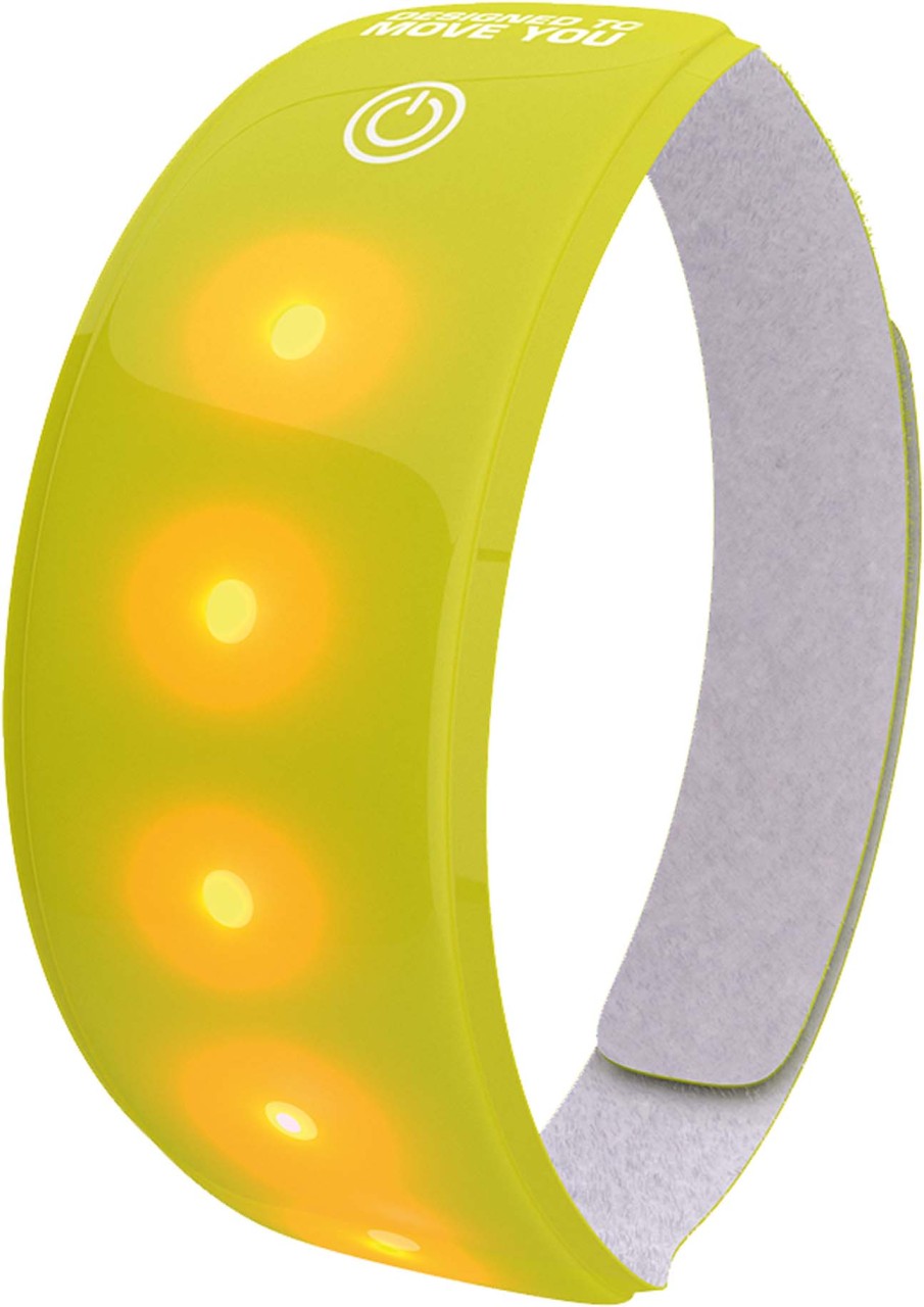 WOWOW Bracciale riflettente a LED Lightband giallo taglia XL
