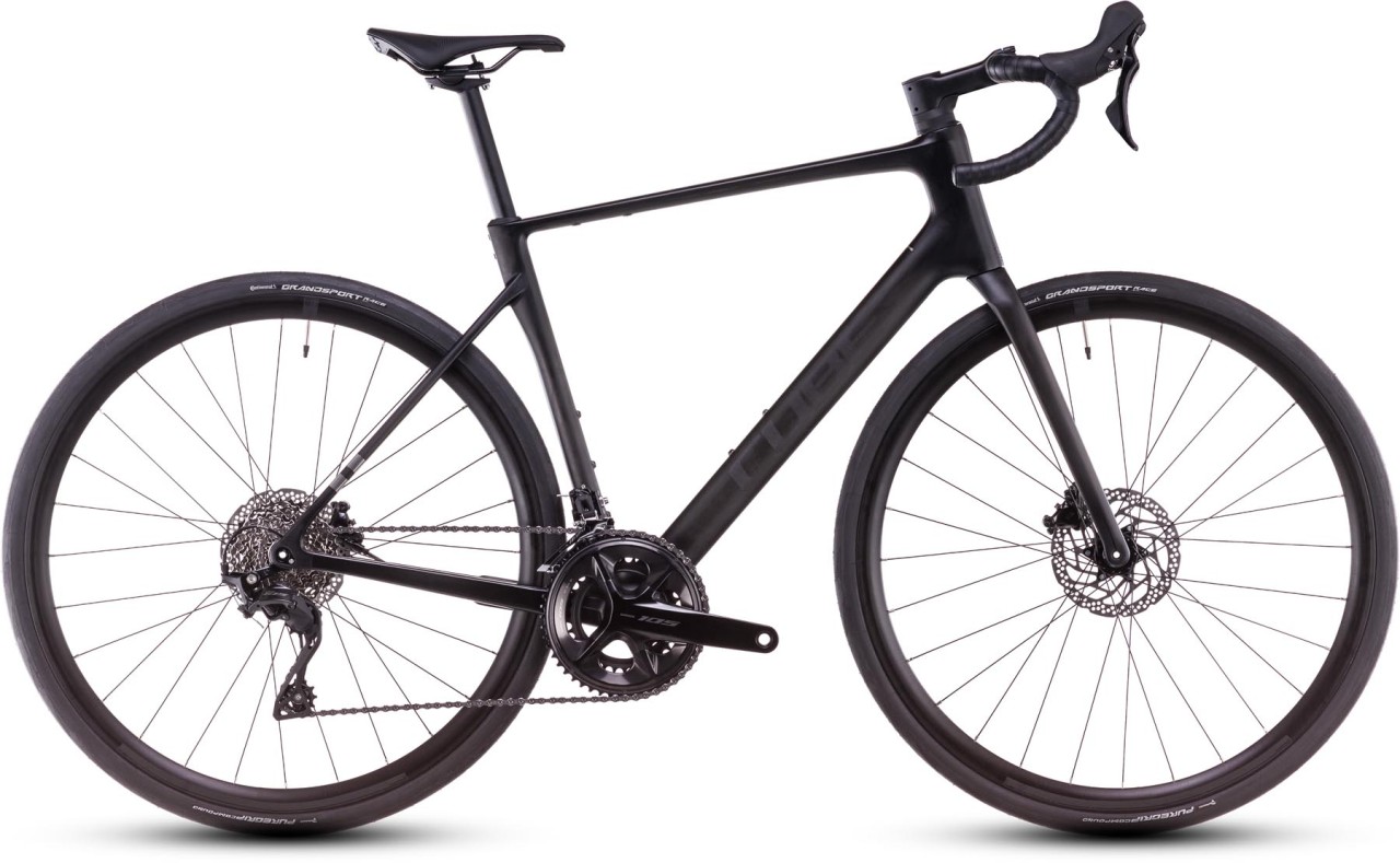 Cube Attain C:62 Race blackline 2025 - Bici da corsa di carbonio per
