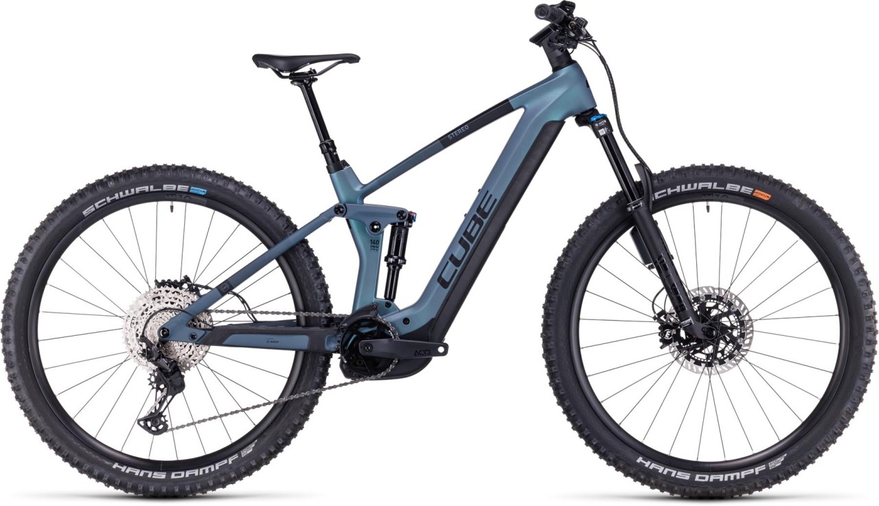 Blue e bike top