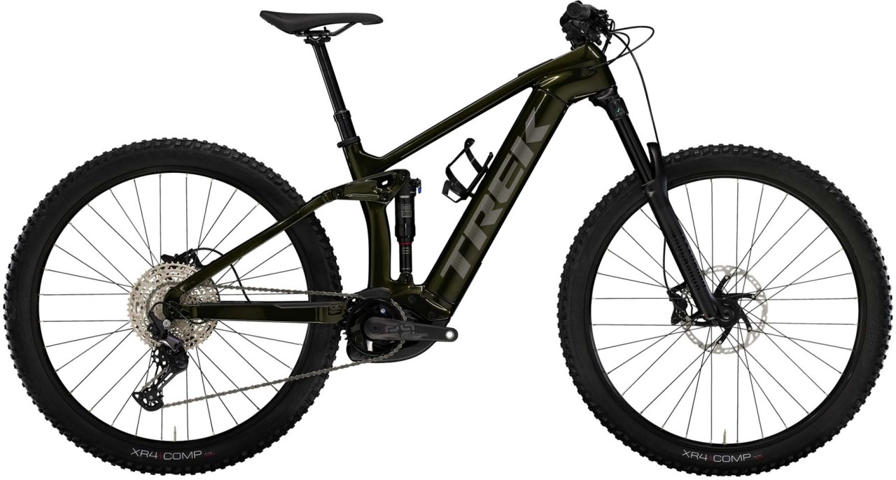 Trek Rail 9.5 Gen 4 750Wh Black Olive 2023 - E-Bike Fully Mountainbike