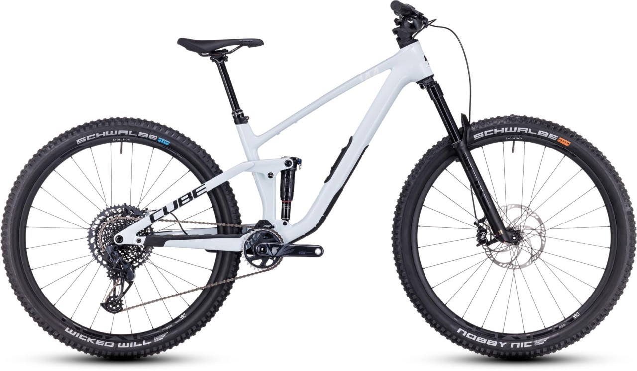 Cube Stereo ONE44 C:68X SLX frostwhite n black 2024 - Fully Mountainbike