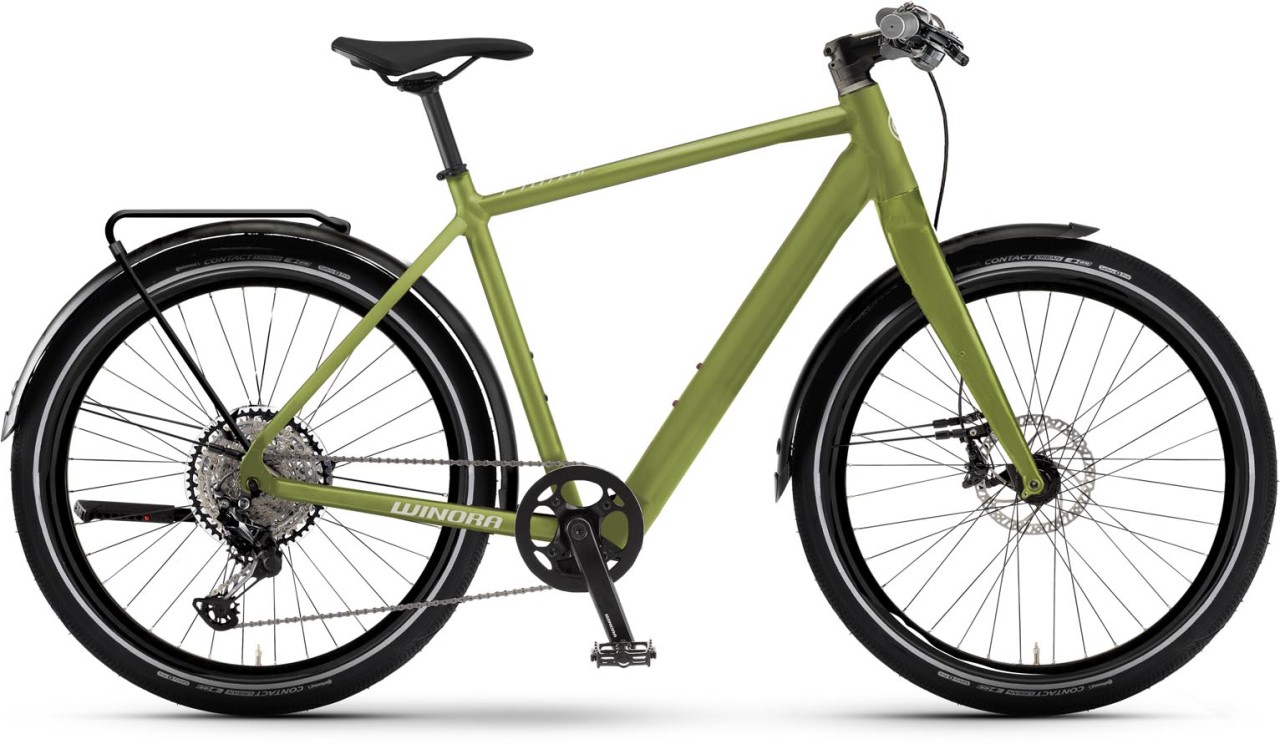 Winora E-Flitzer shamrock gloss 2024 - E-Bike da Trekking per Uomini