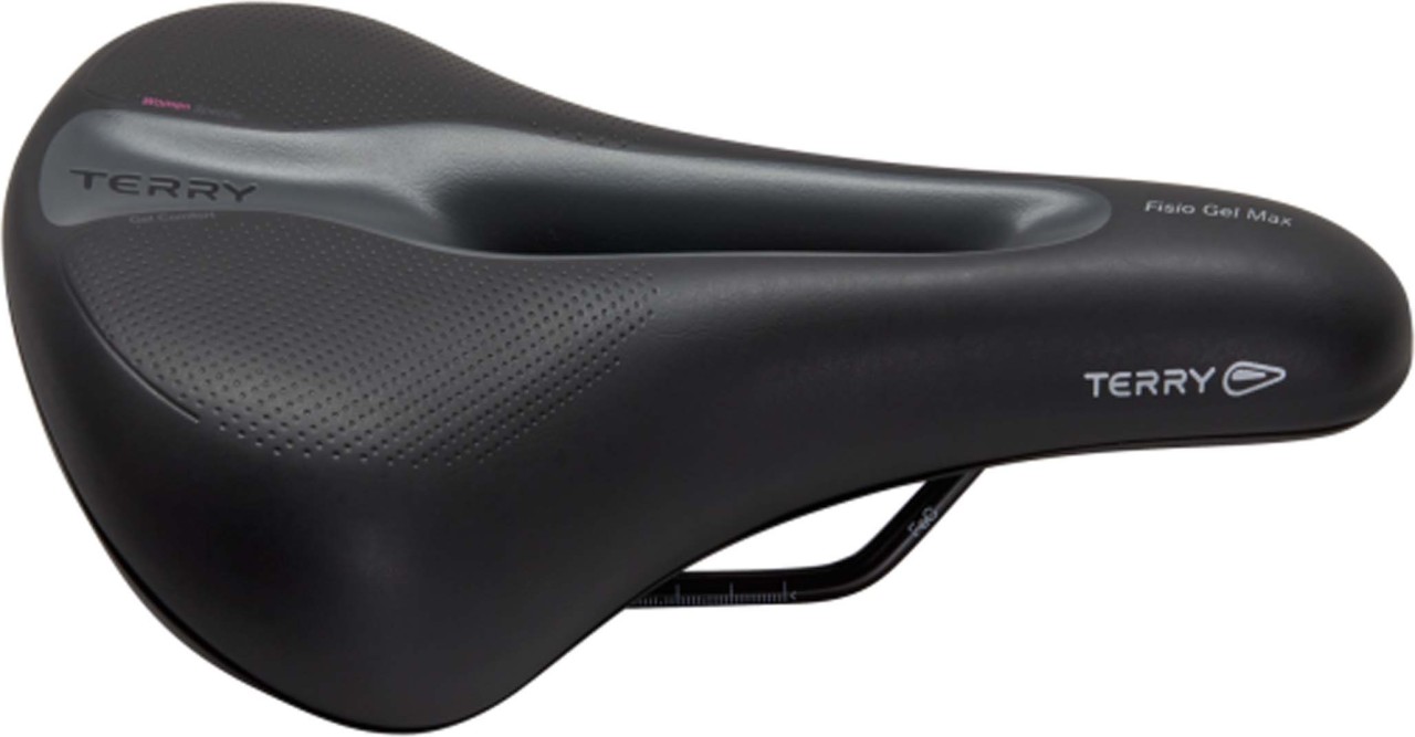 Terry Trekking Sella Fisio Gel Max Touring Donne, nero