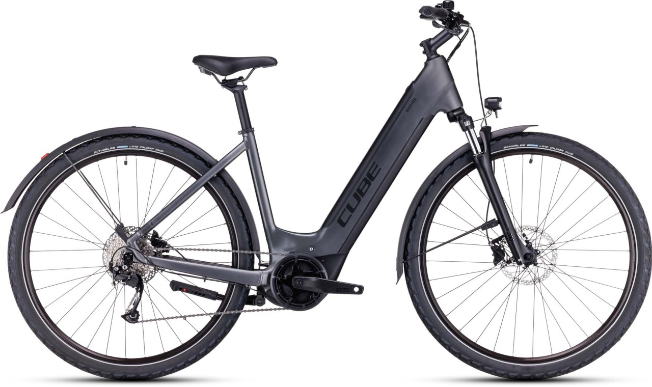Cube Nuride Hybrid Performance 625 Allroad graphite n black 2023 - E-Bike da Trekking per principianti