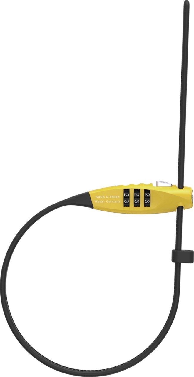 Abus Combiflex TravelGuard giallo