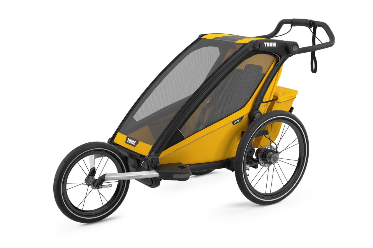 Thule Rimorchio per bambini Chariot Sport 1, giallo Spectra