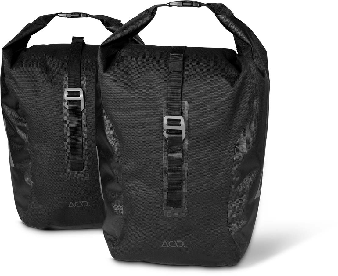 ACID Borsa per biciclette TRAVLR 20/2 nero
