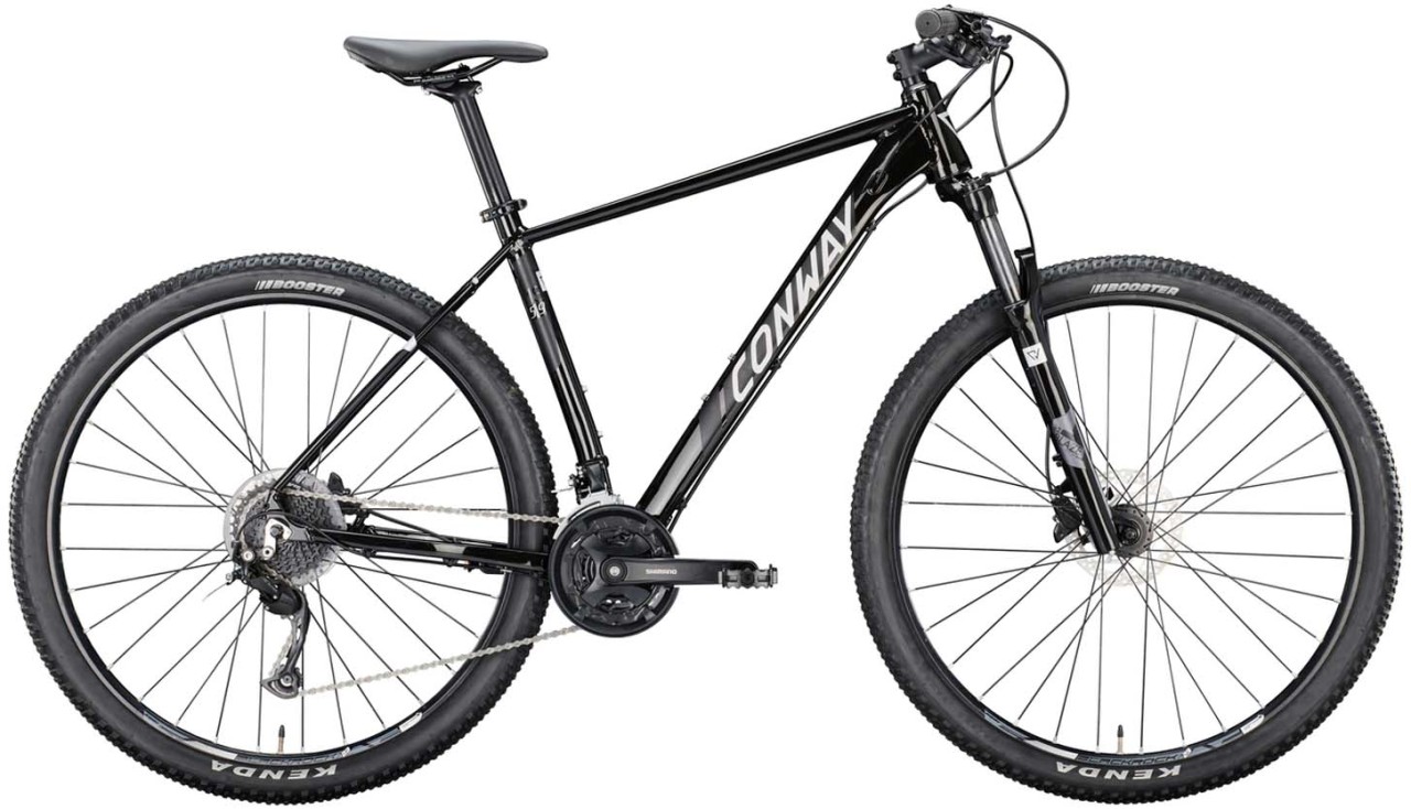 Conway MS 5.9 black metallic / silver matt 2022 - Hardtail Mountainbike