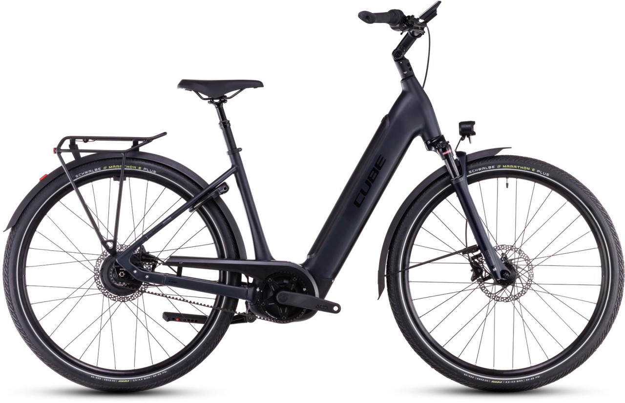 Cube Supreme Hybrid Deluxe Pro 625 night n black 2025 - E-Bike da Trekking per principianti